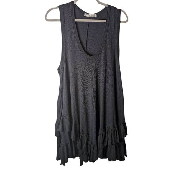 FREE PEOPLE Shimmy Sasha Tank 'Black' Size Small - Picture 2 of 3